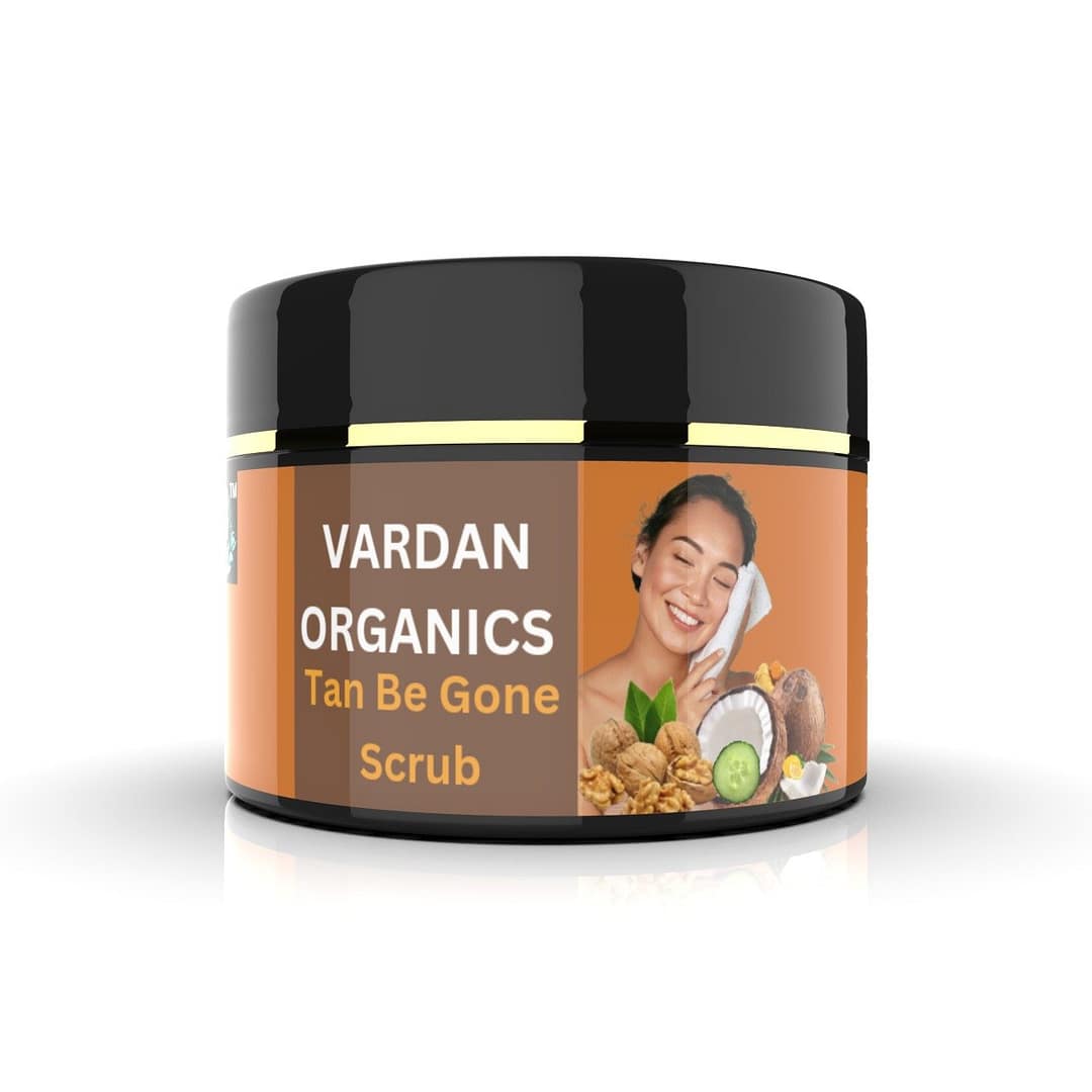 VARDAN ORGANICS Tan Be Gone Scrub – Exfoliating Face & Body Scrub for Glowing Skin | 100g (For Men & Women)