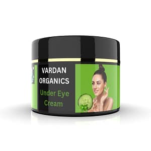 VARDAN ORGANICS Mint & Cucumber Under Eye Cream for Dark Circles, Puffiness & Fine Lines (100g)