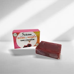 Sebounn Cosmetics Rose & Honey Herbal Soap (100g) | Natural Glow & Moisturization | Pure Handmade Soap for Soft Skin | For Men & Women
